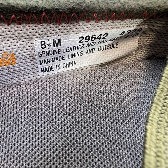 Timberland Womens Slip On Elastic Strap Mary Jane Sneaker Shoes Green Size 8.5M - Picture 8 of 8